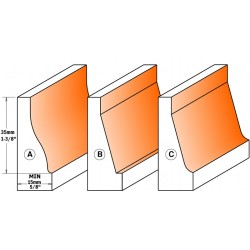 VERTICAL RAISED PANEL BIT S-12 D-38X38 -B-