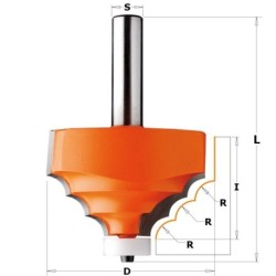 HW DECORATIVE EDGE PROFILE BIT W-BRNG S-12,7 D-66,7X41,3 R-7,93