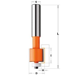 HW Kietos paviršiaus įdėklų frezos antgalis S-12,7 D-22.2X6.35