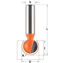 HW BALL END BIT S-12 D-25,4X23,5X70 R-12,7