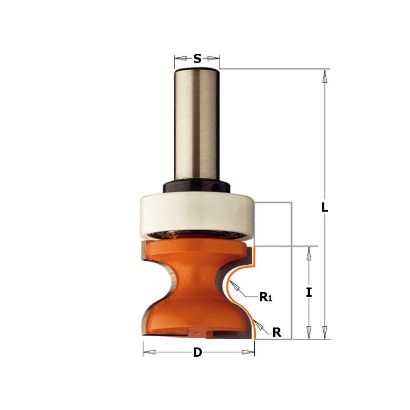 HM WINDOW SILL EDGE BIT S-12 D-31.7X25.4