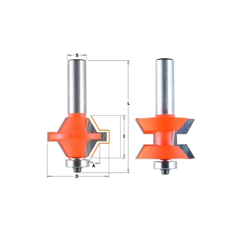 EDGE BANDING ROUTER BIT SET W-BRNG S-12 D-40X25,4