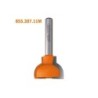 HW OVOLO SASH ROUTER BIT F S-8 D-22X19 R-10