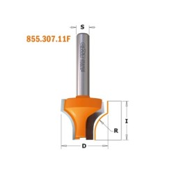 HW OVOLO SASH ROUTER BIT F S-8 D-22X19 R-10