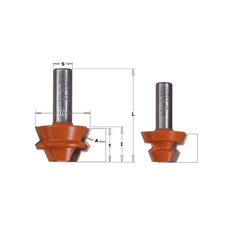 22.5 DEG.LOCK MITER SET HW S-1-2 D-1-15-32x7-8