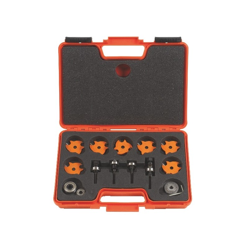 7 PCS SLOT CUTTER SET Z3 HM W- ARBORS S-12.7