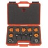 7 PCS SLOT CUTTER SET Z3 HM W- ARBORS S-12.7