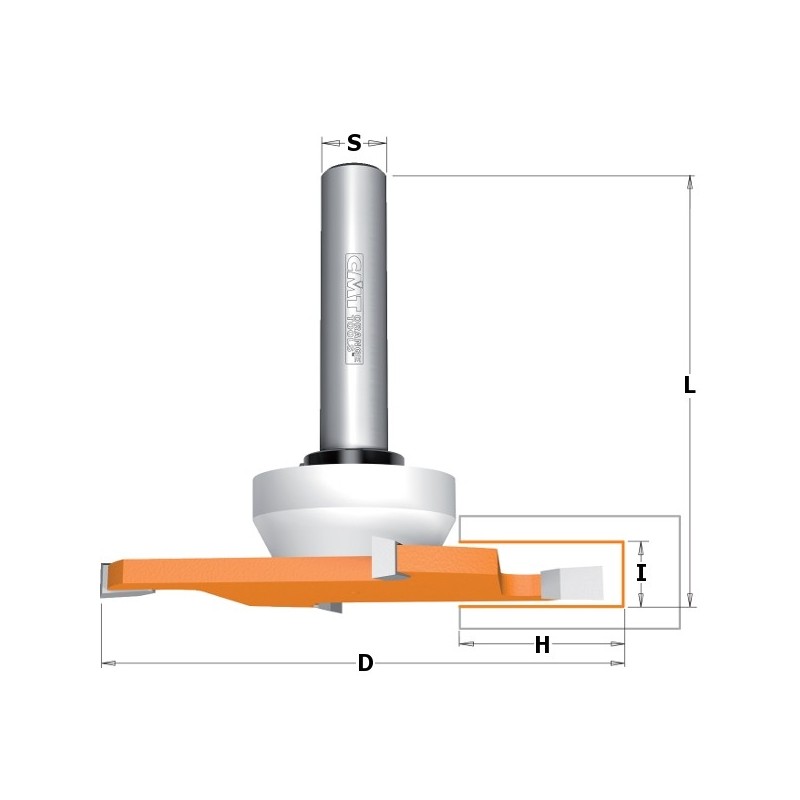 SLOT CUTTER Z4 GILZĖMS HM S-12X70 D-92x6,35x82 DEŠINĖS PUSĖS
