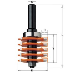 FINGER JOINT BIT HW Z3 S-12 D-47.6X40