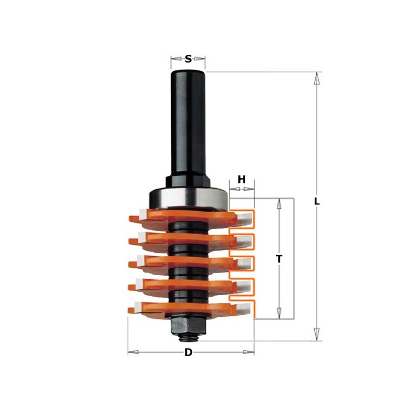 FINGER JOINT BIT HW Z3 S-12 D-47.6X40