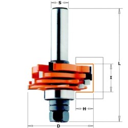 4-WING SLOT CUTTER SET HW S-12 D-47.6X18