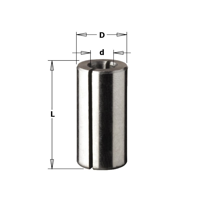 BUSHING D-6,35-9,5mm L-25