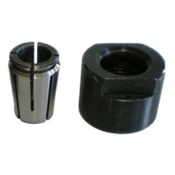 CLAMPING NUT AND COLLET FOR CMT7E D-6.35