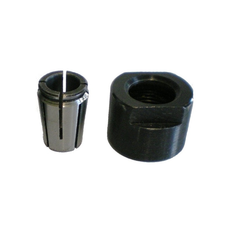 CLAMPING NUT AND COLLET FOR CMT7E D-6.35