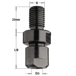 CHUCK W-OUT COLLET S-M14X2 FOR S-10-12-12.7mm