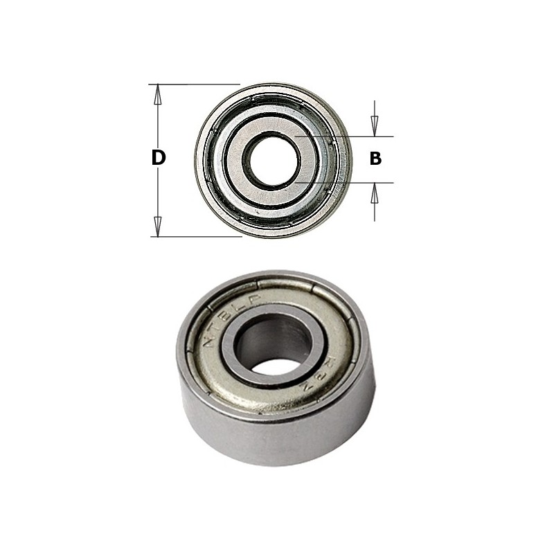 BEARING D-5-16mm replace 791.035.00