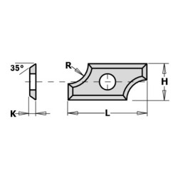 HWM-KNIFE R2 19.5X9X1.5