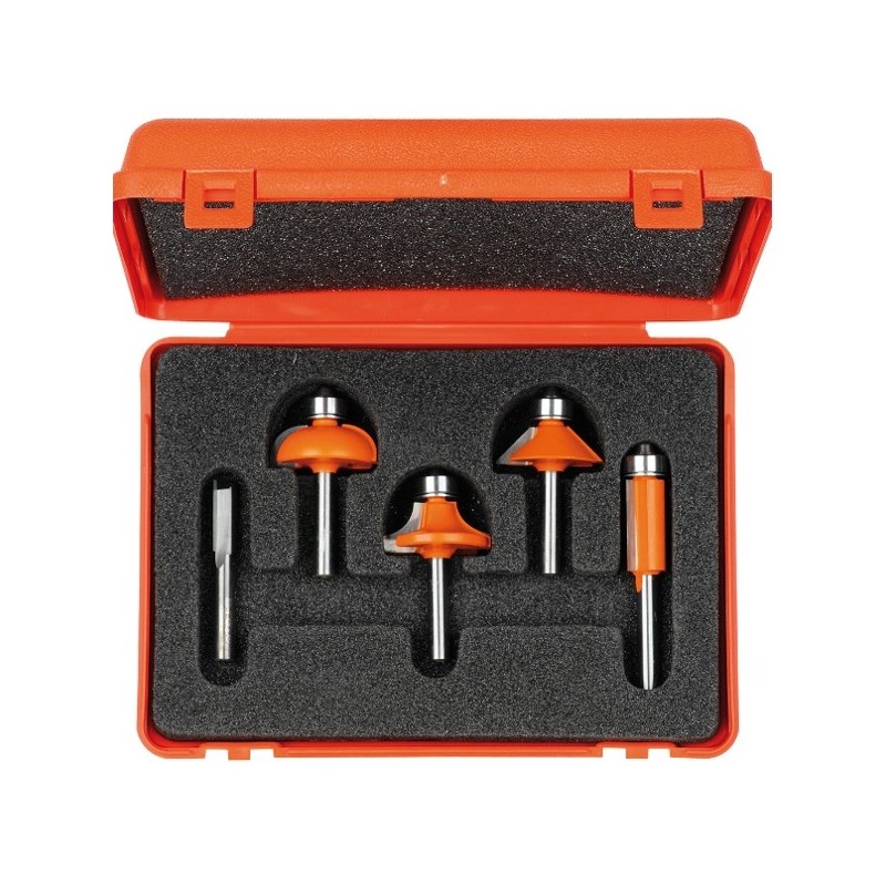 5 -PIECE PROFILE BIT SET HW S-8