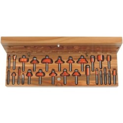 26-PIECE SUPER ROUTER BIT SET HW S-8