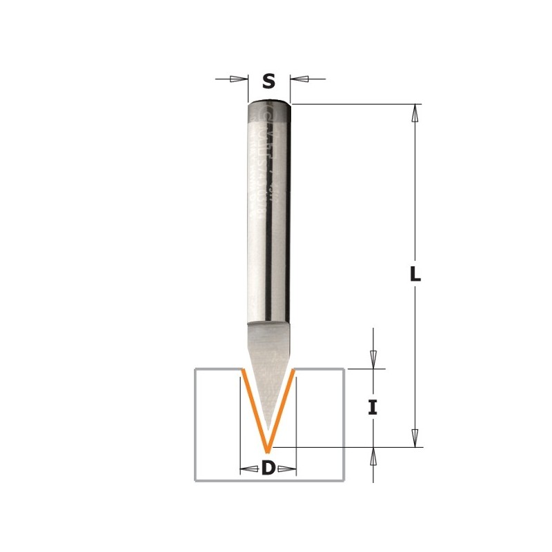 LASER POINT BIT 35 VHM S-6,35 D-9,5 L-51 Z1