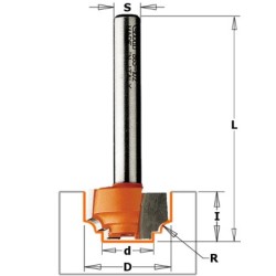 CLASSICAL BEAD BIT HW S-6,35 D-12,7X12,7