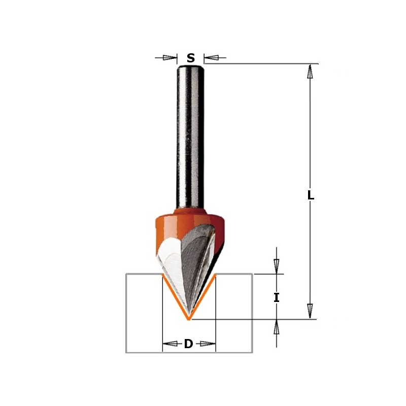 LASER POINT BIT Z3 HW S-6,35 D-12,7X11