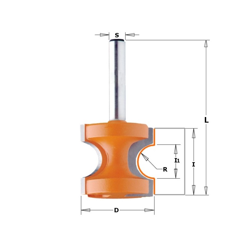 BULL NOSE BIT HW S-12 D-34,9X35