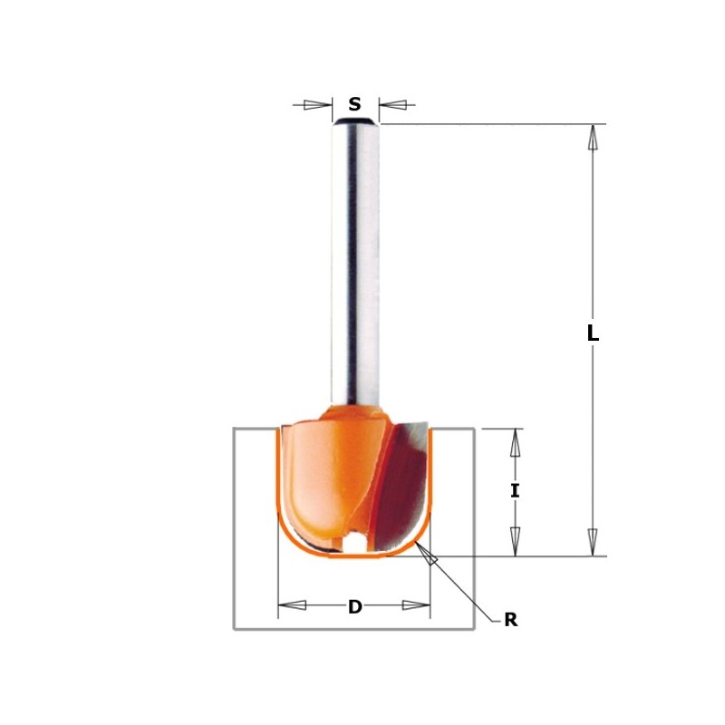 BOWL AND TRAY BIT HW S-12 D-19 X16