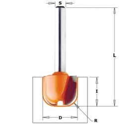 BOWL AND TRAY BIT HW S-12,7 D-31,7X16