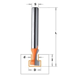 KEYHOLE BIT HW S-8 D-6.6-10.5X12.5 L-48