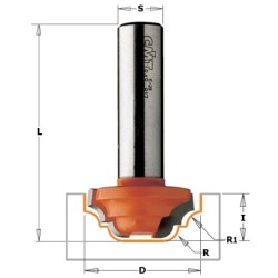 PLUNGE OGEE BIT HW S-6,35 D-19 X12