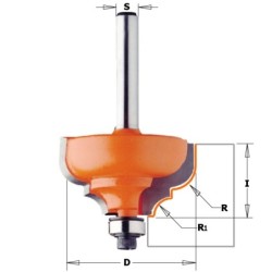 CLASSICAL OGEE PROFILE SKIRTING BOARD HEIGHT 6CM DEPTH 28.7CM WIDTH 13CM