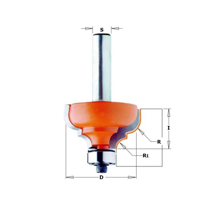 CLASSICAL OGEE BIT HW S-6 D-35X18,5