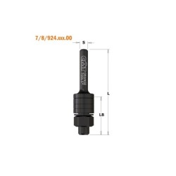 SLOT CUTTER ARBOR S-8 W- NUT M8