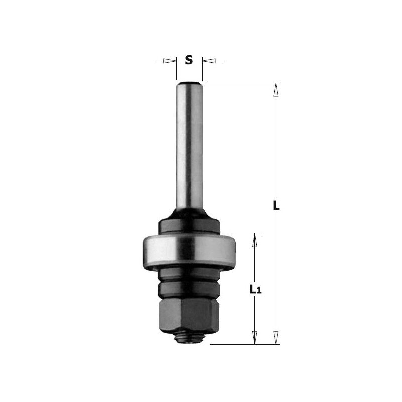 SLOT CUTTER ARBOR W-BRNG S-8