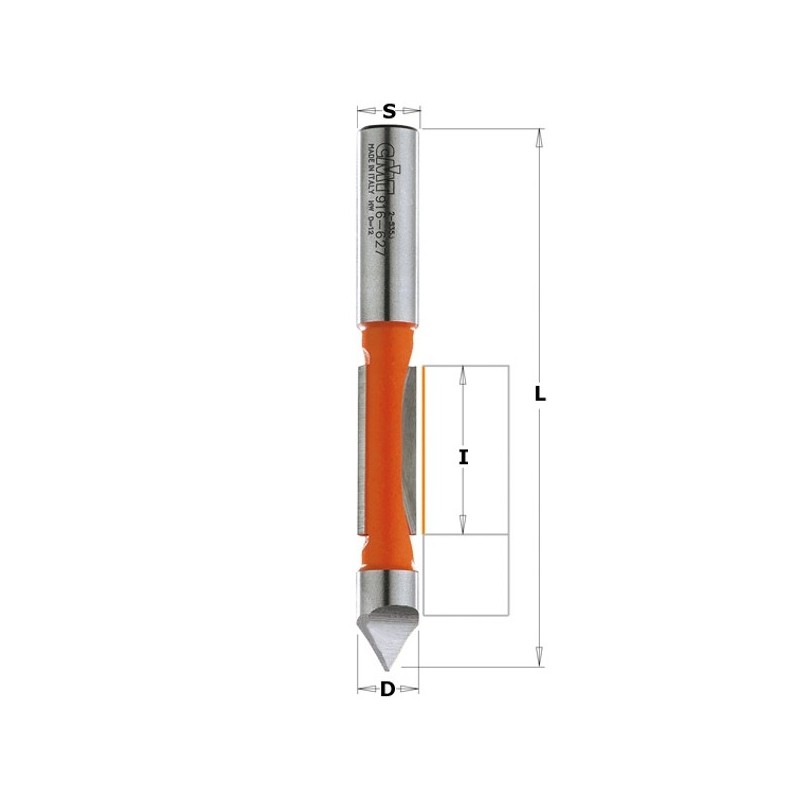 PANEL PILOT BIT W-GUIDE HW S-8 D-8X19X64