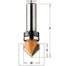 V-GROOVING BIT 90 DEG HW S-8 D-16X12,7 W-B