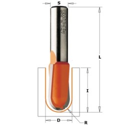 ROUND NOSE BIT SOLID HW S-8 D-6X12,7