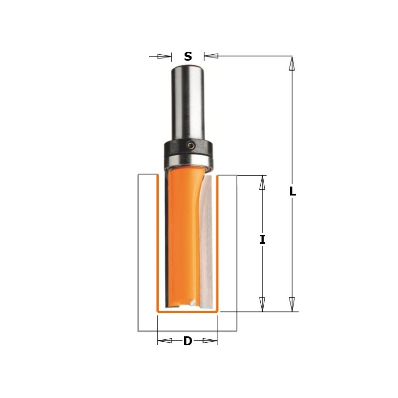 PATTERN BIT W-BRNG HW S-12,7 D-19X38,1