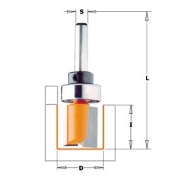 PATTERN BIT W-BRNG HW S-6,35 D-12,7X19