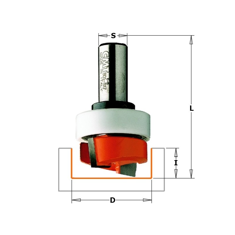 ФРЕЗА МОРТИСЕРНАЯ HW S-12,7 D-31,7X12,7