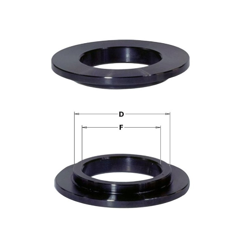 PAIR OF BORE REDUCERS 40-30MM FOR CUTTER HEADS