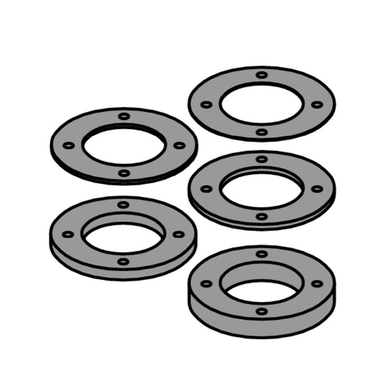 SPACER RING KIT W- PIN HOLES FOR CUTTER HEAD 694.001.50