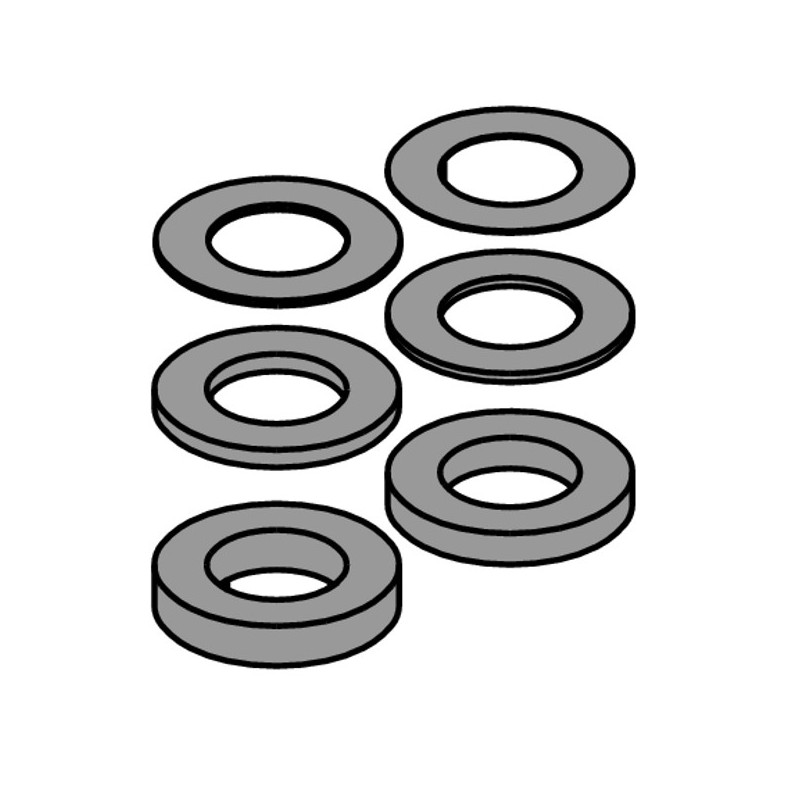 13-PIECE SPACER RING KIT Ø30 - 60x19 FOR CUTTER HEAD 694-022-30