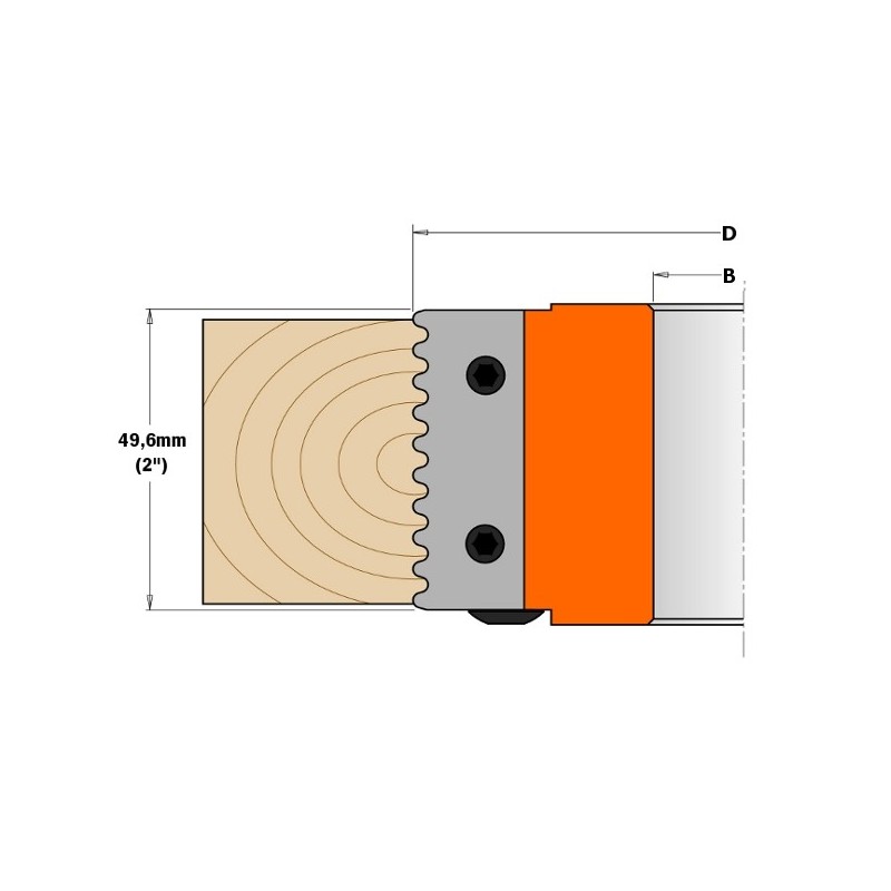 PAIR OF KNIVES FOR FINGER JOINT 50X15X2 R-2 FOR HEADS 694.008