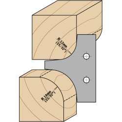 PAIR OF CONCAVE KNIVES 45X35X2 R-12-18 FOR HEADS 694.004