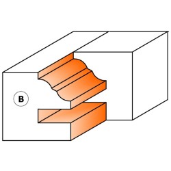 ONE-PIECE RAIL AND STILE CUTTER HEAD D-120X40X40