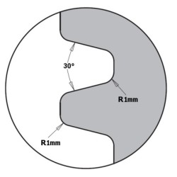 REVERSE GLUE JOINTS HEAD D-120X40X50