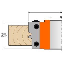 REVERSE GLUE JOINTS HEAD D-100X40X35