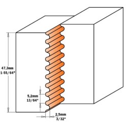 FINGER JOINT HEAD D-105X49,6X31,75